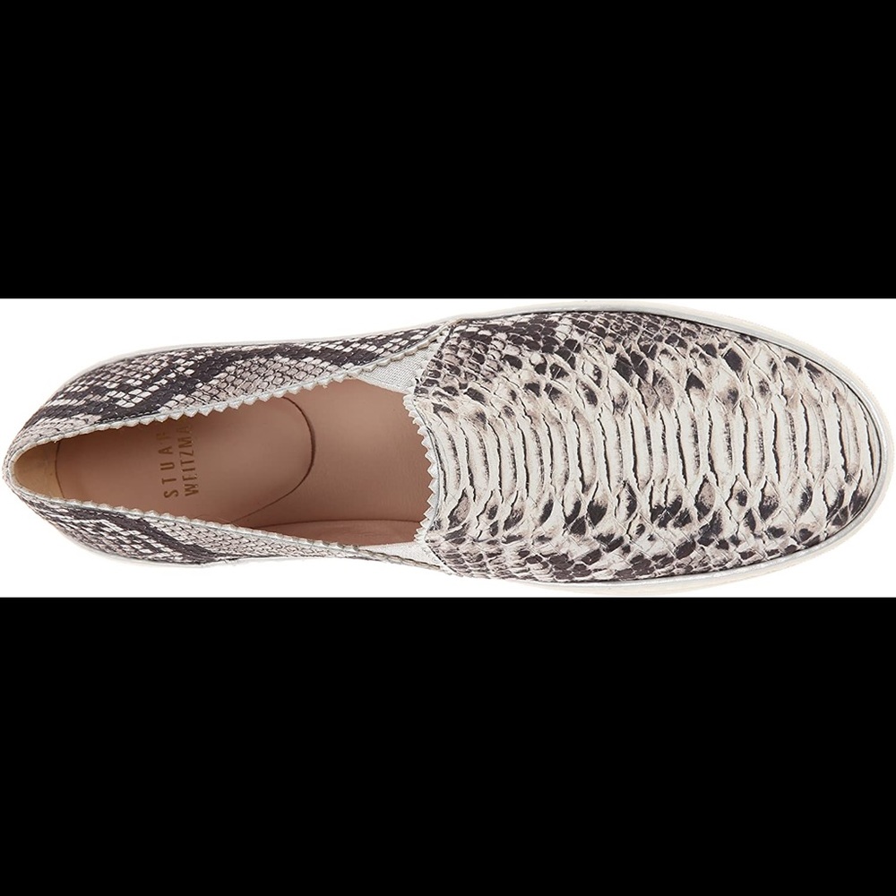 Stuart Weitzman Natural Nuggets Snake-Print Slip-… - image 2
